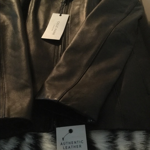COPY - Cole Haan leather jacket - Picture 8 of 8